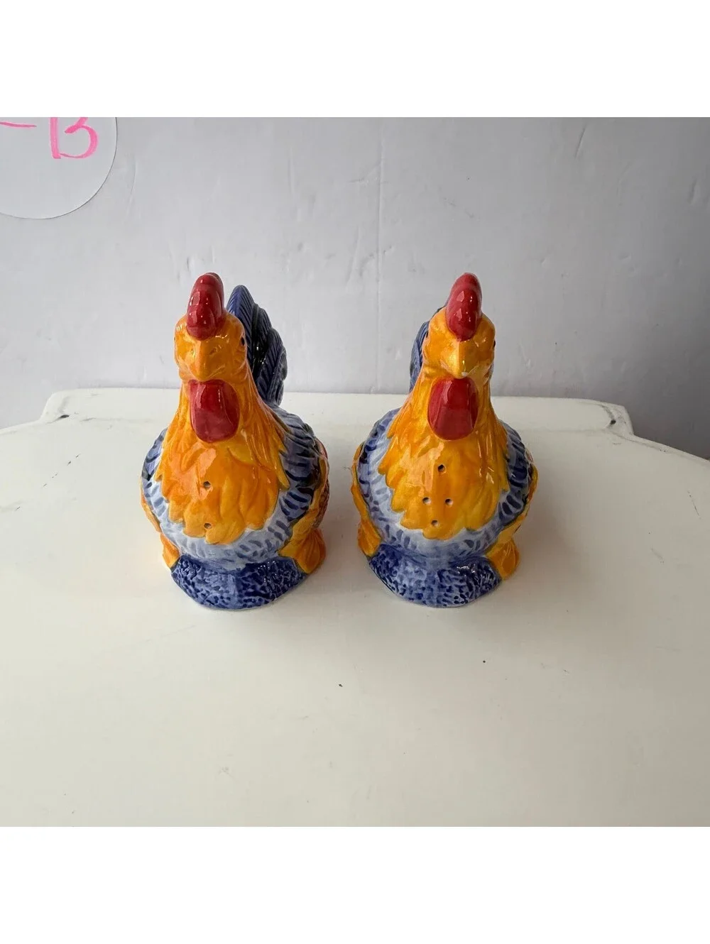 Vintage Avon The Provencal Collection Rooster Salt & Pepper Shakers D-13